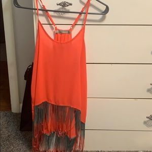 Fringe Tank Top